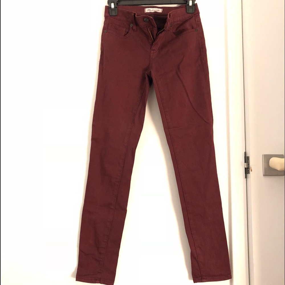 Madewell red pants
